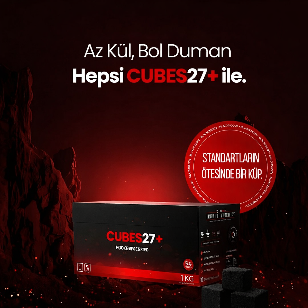 1 KG 27 mm Nargile Kömürü